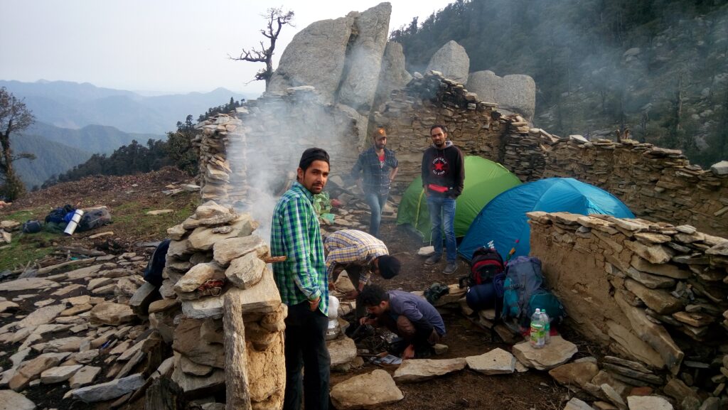 Camping at Tisri - Churdhar Trek 
