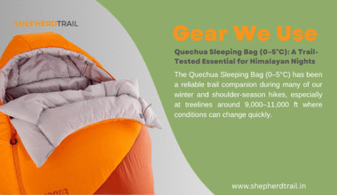 Quechua Sleeping Bag (0–5°C) A Trail-Tested Essential for Himalayan Nights