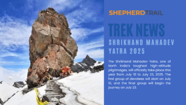 Trek news - Shrikhand Mahadev Yatra 2025