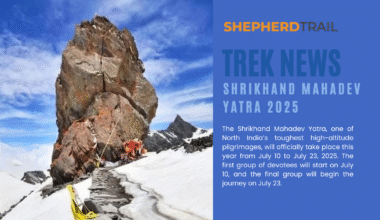 Trek news - Shrikhand Mahadev Yatra 2025